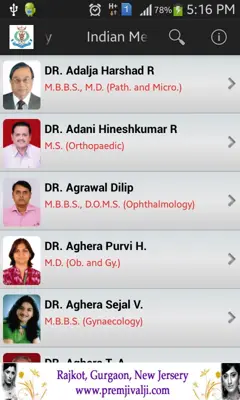 Health Directory android App screenshot 2